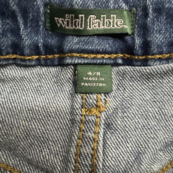 Wild Fable Women's High-Rise Rolled Cuff Jean Shorts 4 New - Picture 4 of 6